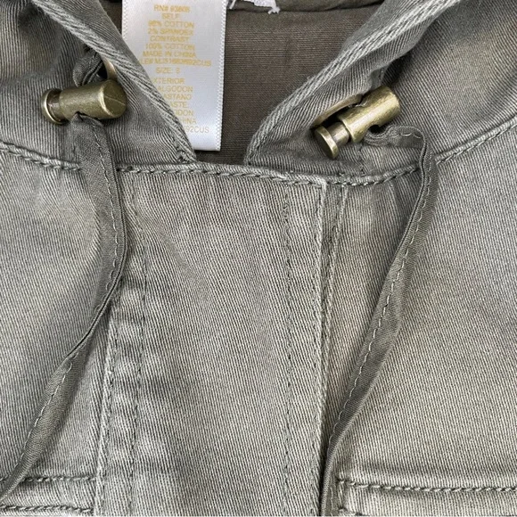 Matty M Cargo Vest - Olive Green - Picture 4 of 10